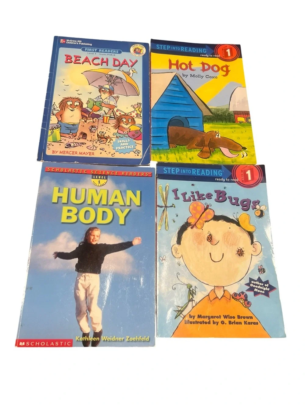 Scholastic Kids Book Set of 4 Early Readers